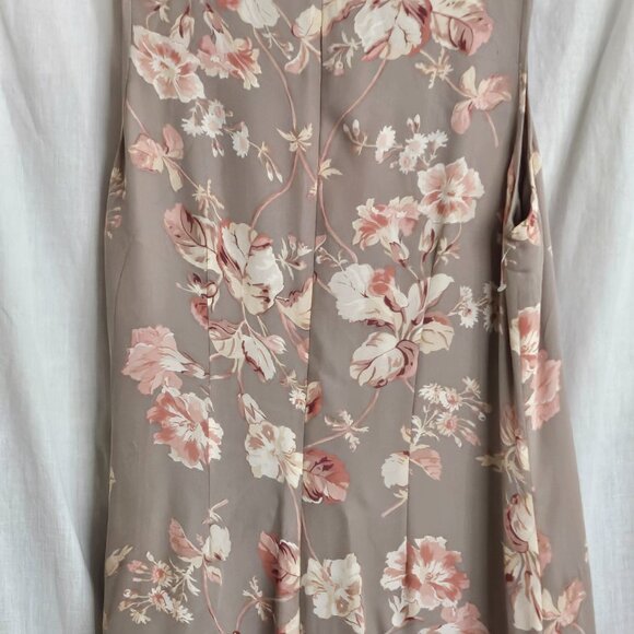 Lauren Ralph Lauren Floral Pastel Silk Maxi Dress - Picture 6 of 9